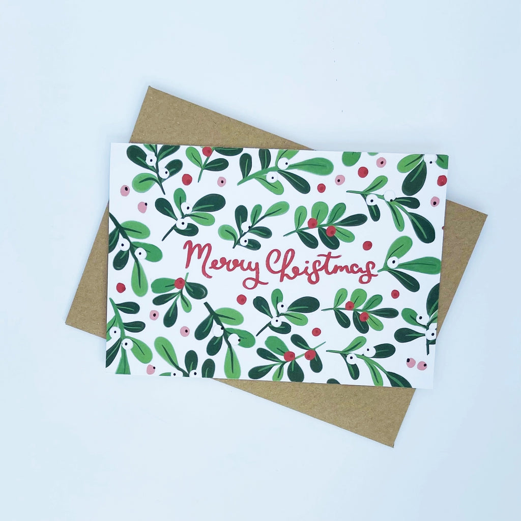 Mistletoe - Merry Christmas Card