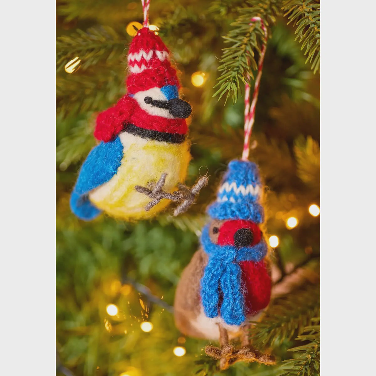 Cosy Felt Bird Decoration