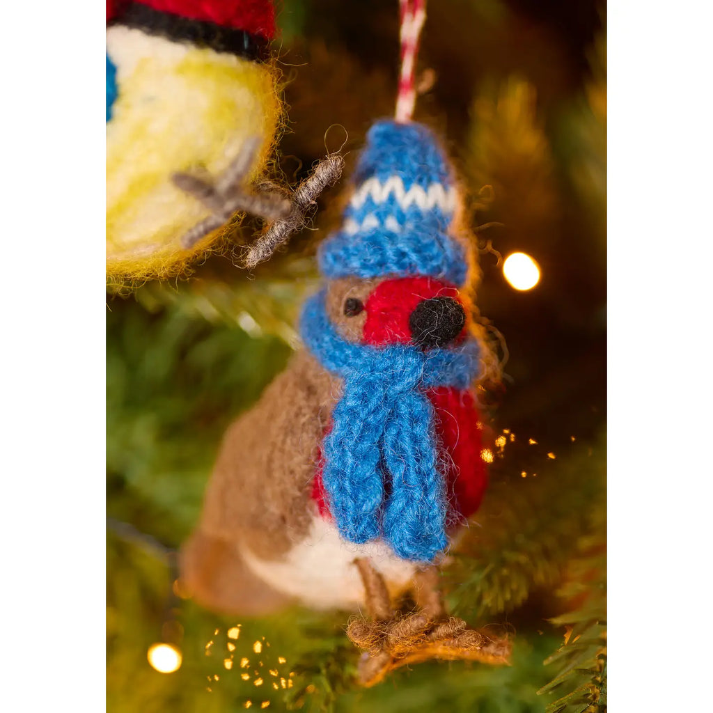 Cosy Felt Bird Decoration