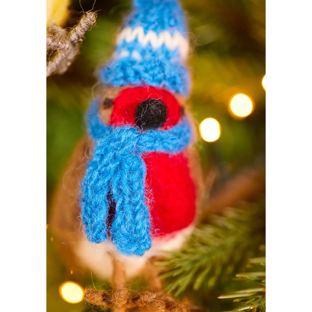 Cosy Felt Bird Decoration