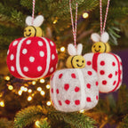 Felt Bee Present Decoration