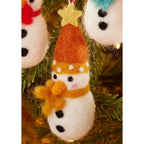 Felt Cosy Snowman Decoration