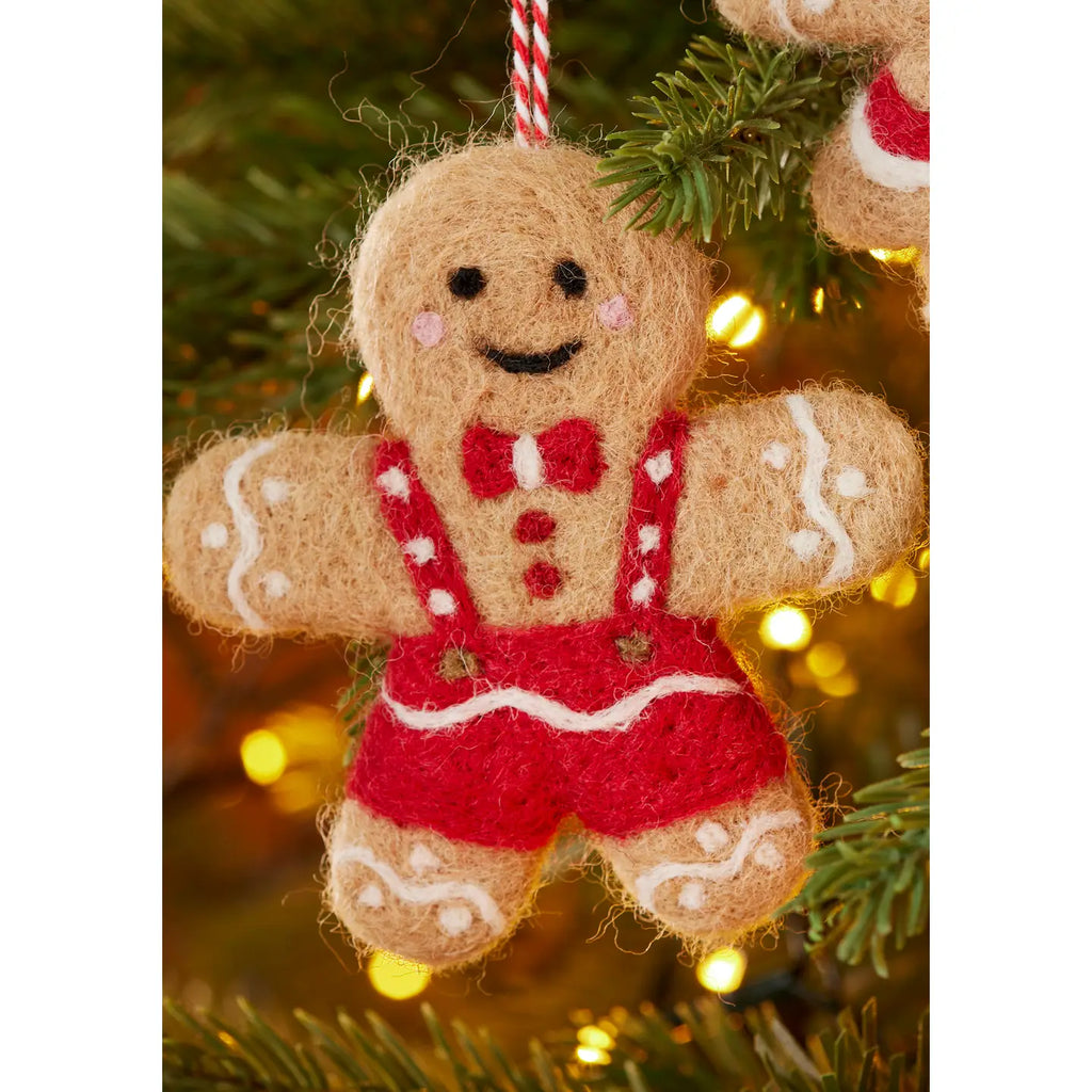 Felt Gingerbread Decoration