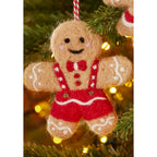 Felt Gingerbread Decoration