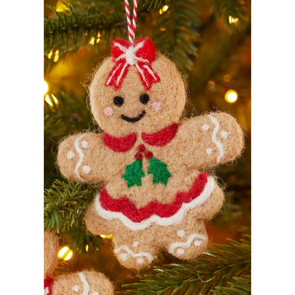 Felt Gingerbread Decoration