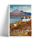 Illustrated print of Scotland - A4 Size