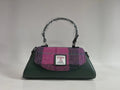 RAEBURY  Harris Tweed Trapezoid Handbag