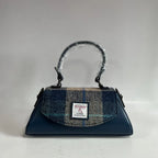 RAEBURY  Harris Tweed Trapezoid Handbag