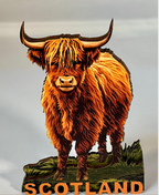 Scottish Wooden Magnet