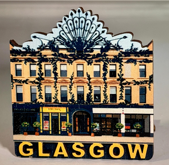 Scottish Wooden Magnet
