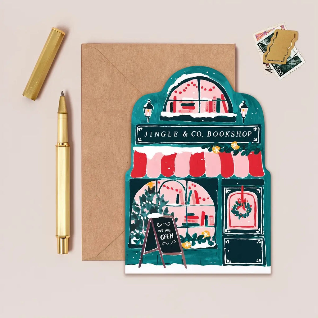 Bookstore Christmas Card | Holiday Cards | Christmas