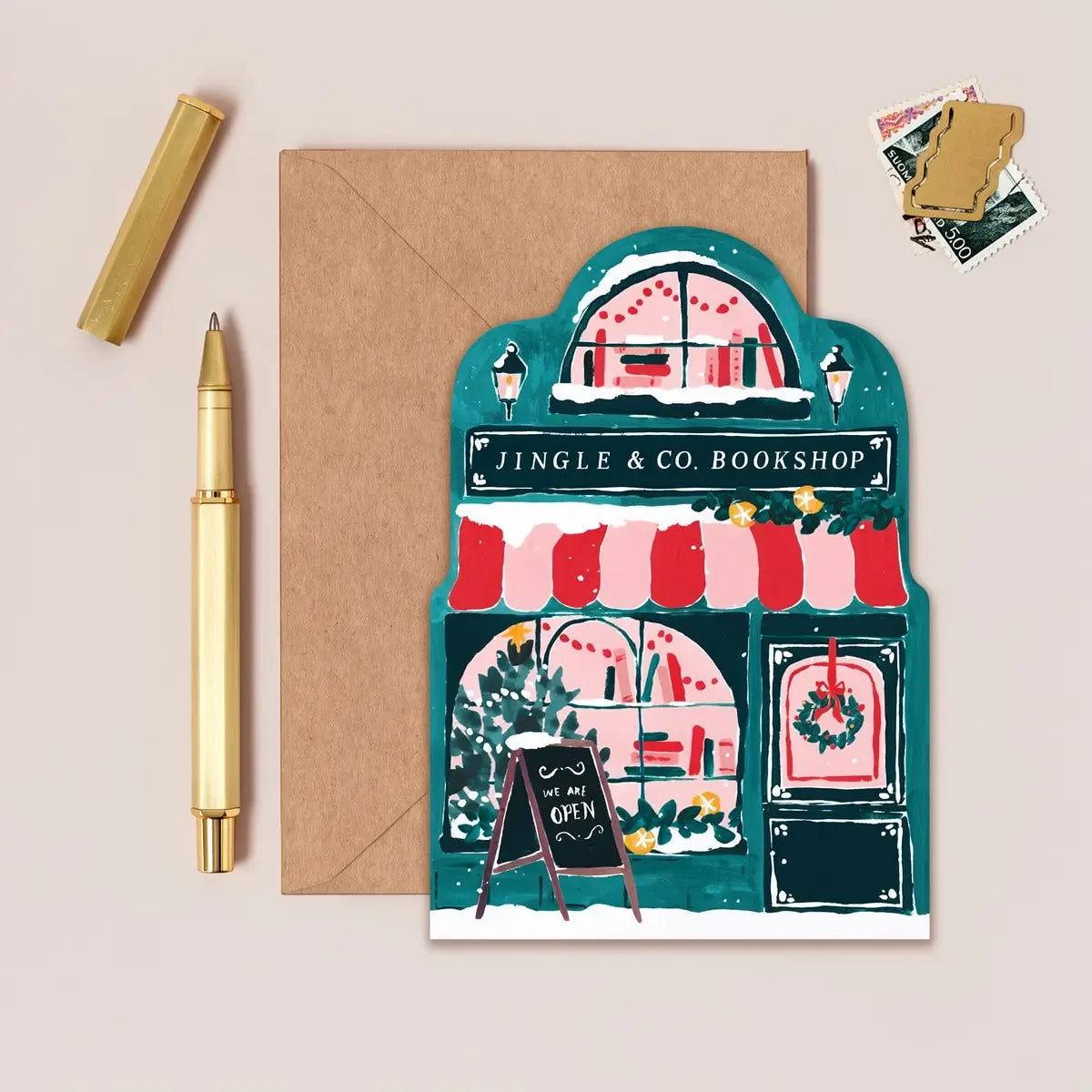Bookstore Christmas Card | Holiday Cards | Christmas