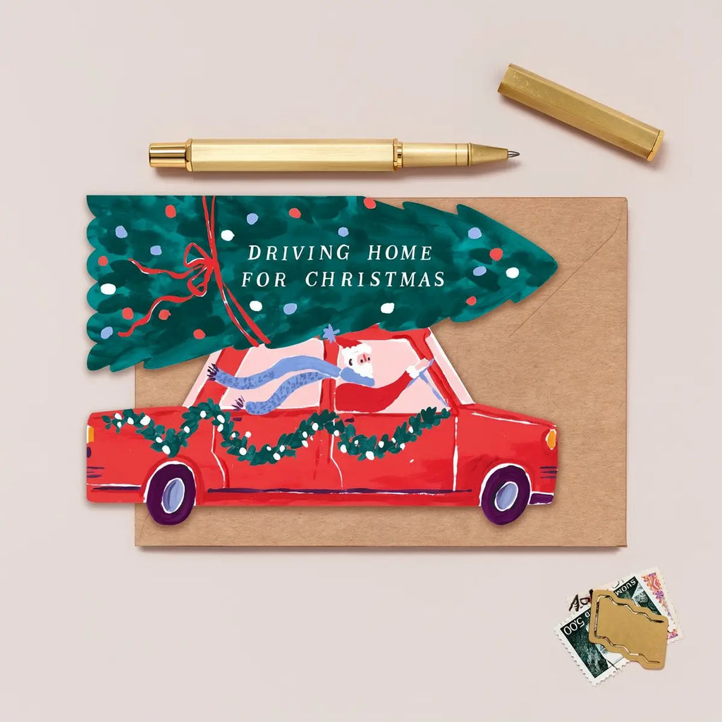 Driving Home For Christmas Card | Holiday Cards