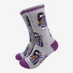 Bamboo Socks - Grey Marl, Piper (UK7-11)