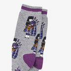 Bamboo Socks - Grey Marl, Piper (UK7-11)