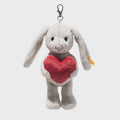 Steiff Pendant Hoppie rabbit – Love – light grey
