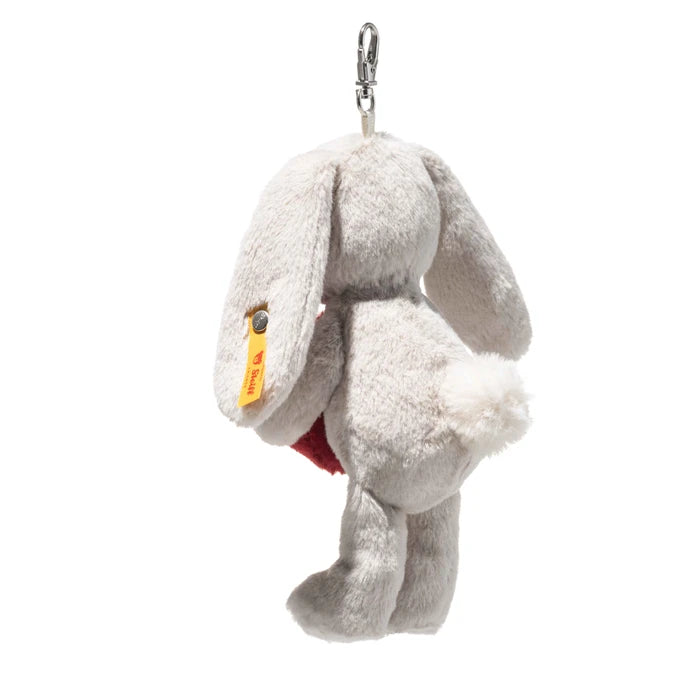 Steiff Pendant Hoppie rabbit – Love – light grey