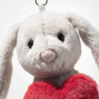 Steiff Pendant Hoppie rabbit – Love – light grey