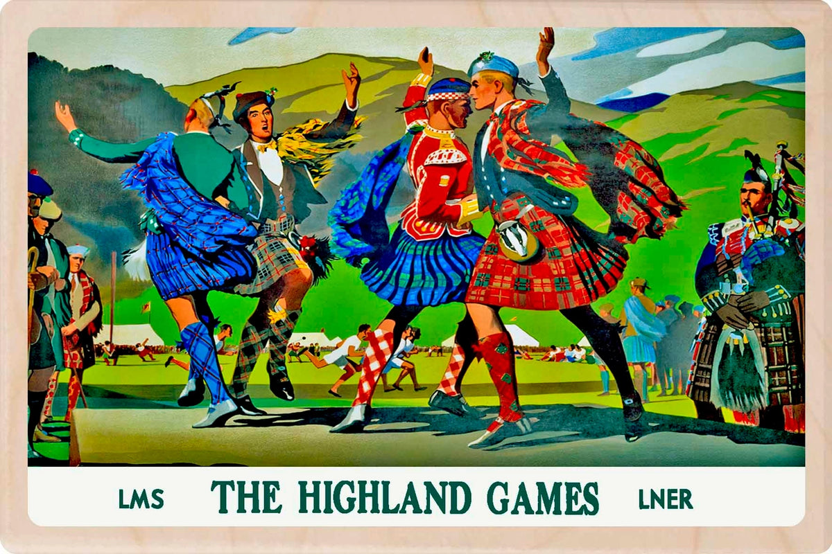 Scottish Eco-Friendly Wooden Magnets