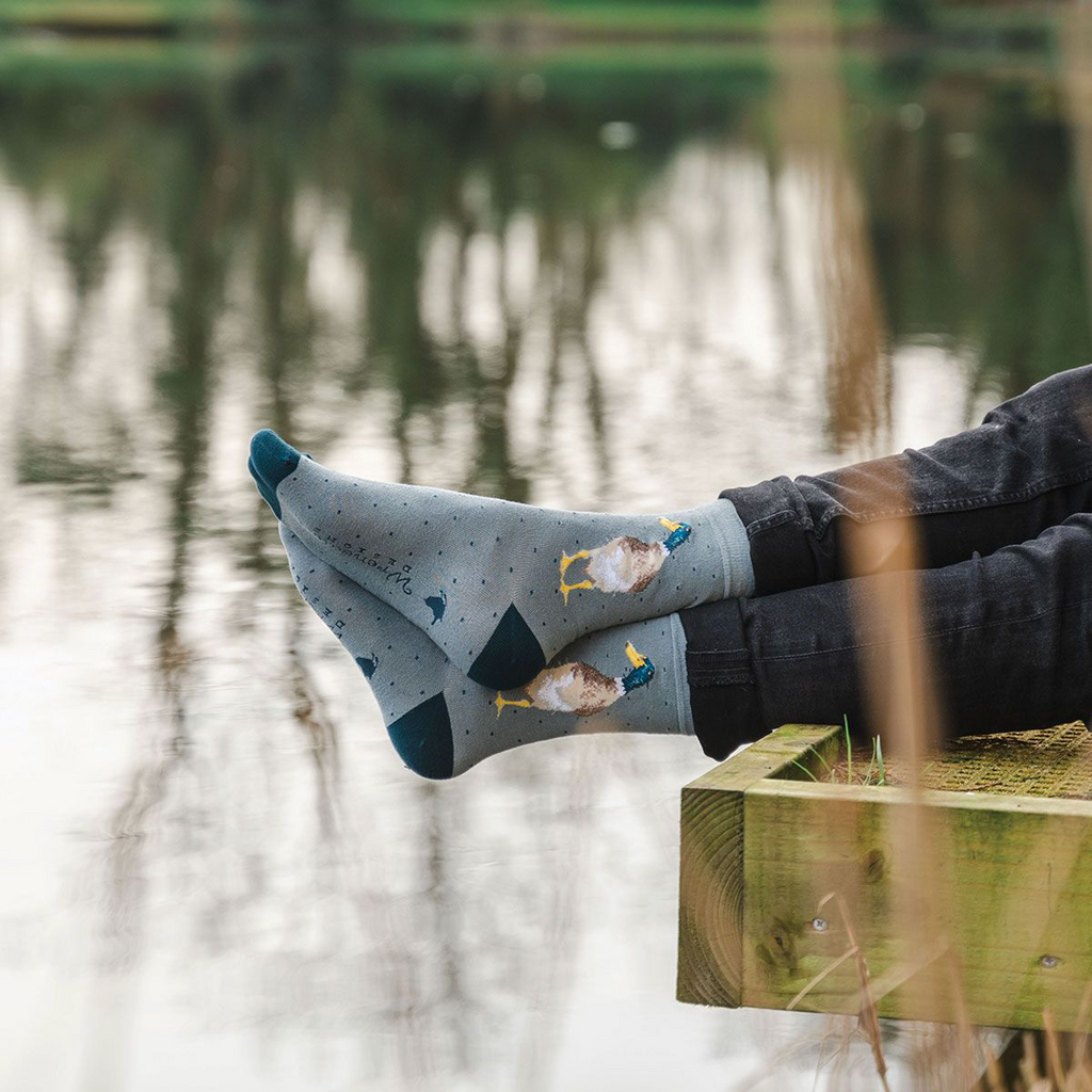 Wrendale 'Guard Duck' Duck Men's Socks (UK7-11)