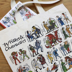 Writers & Characters Tote Bag