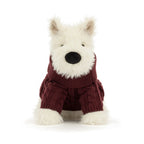 Jellycat Munro Scottie Dog 'Winter Jumper'