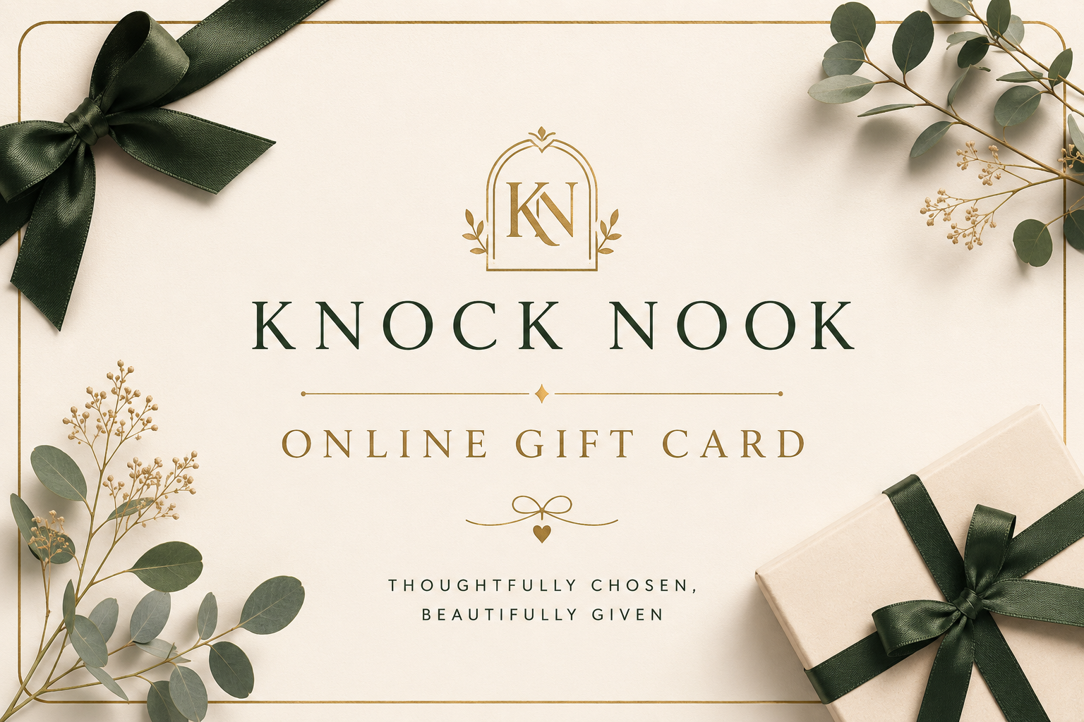 Knock Nook Online Gift Card