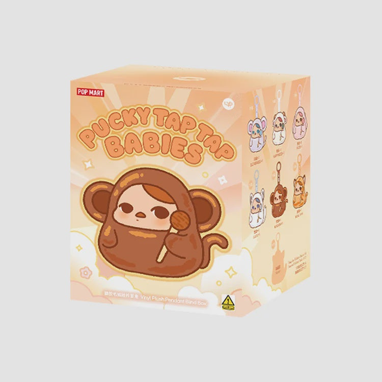 PUCKY Tap Tap Babies Series-Vinyl Plush Pendant Blind Box - No return & refund