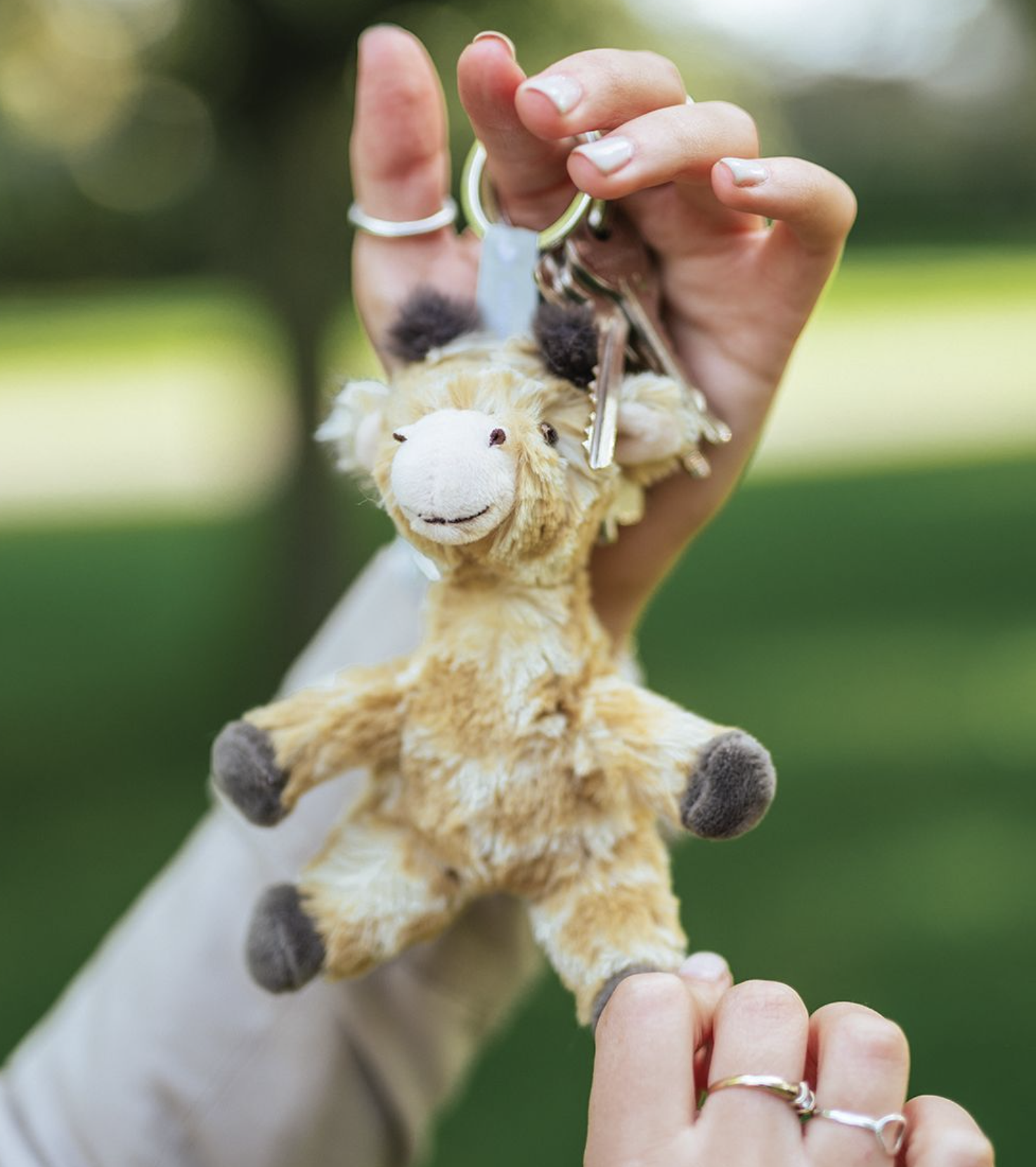 Wrendale plush Giraffe keyring-Camilla