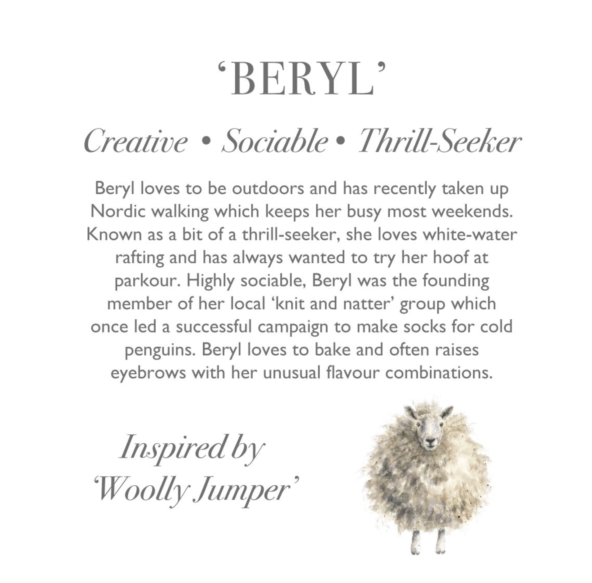 Wrendale soft Junior Sheep-Beryl