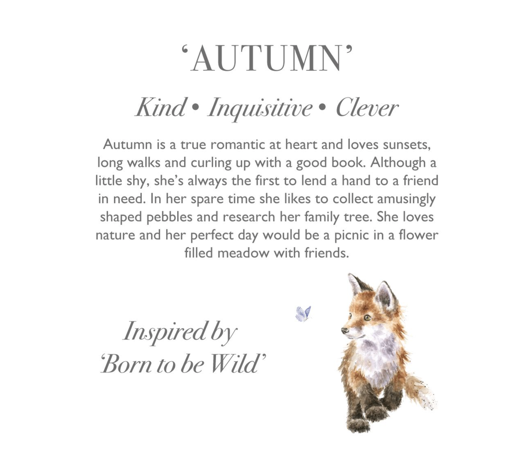 Wrendale Regular Fox- 'Autumn'