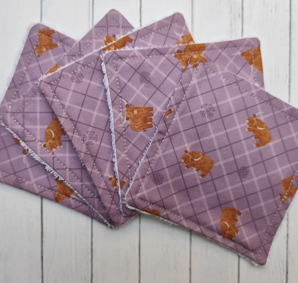 Scottish Fabric Face Wipes -  Mixed