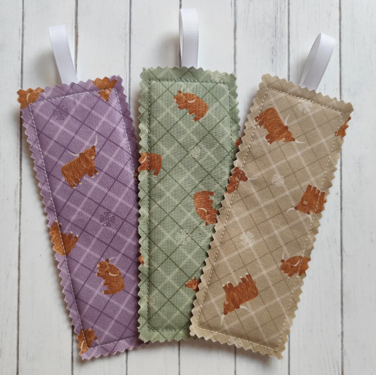 Scottish Fabric Bookmark