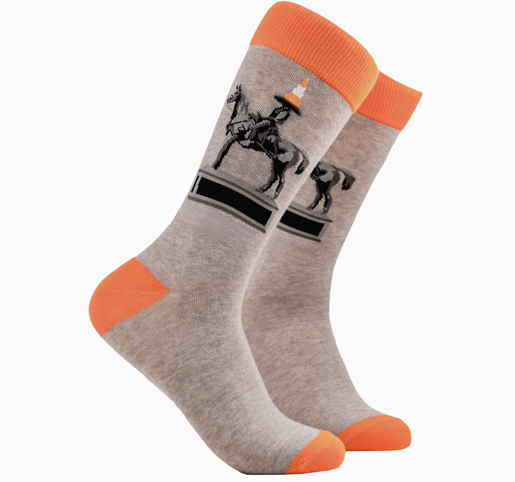 Duke of Wellington Glasgow Socks-Grey/ S