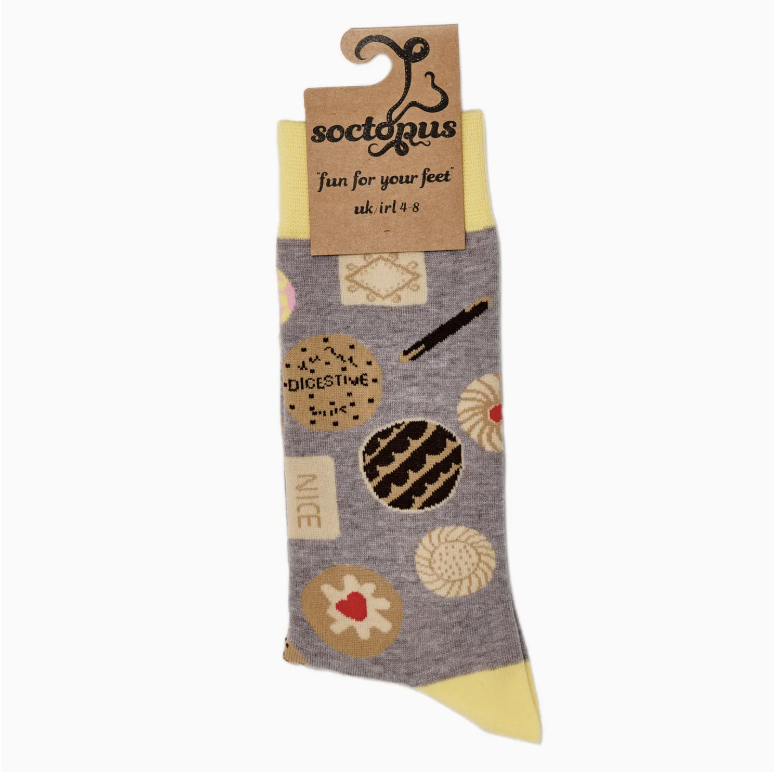 Biscuit Socks-Grey/ S