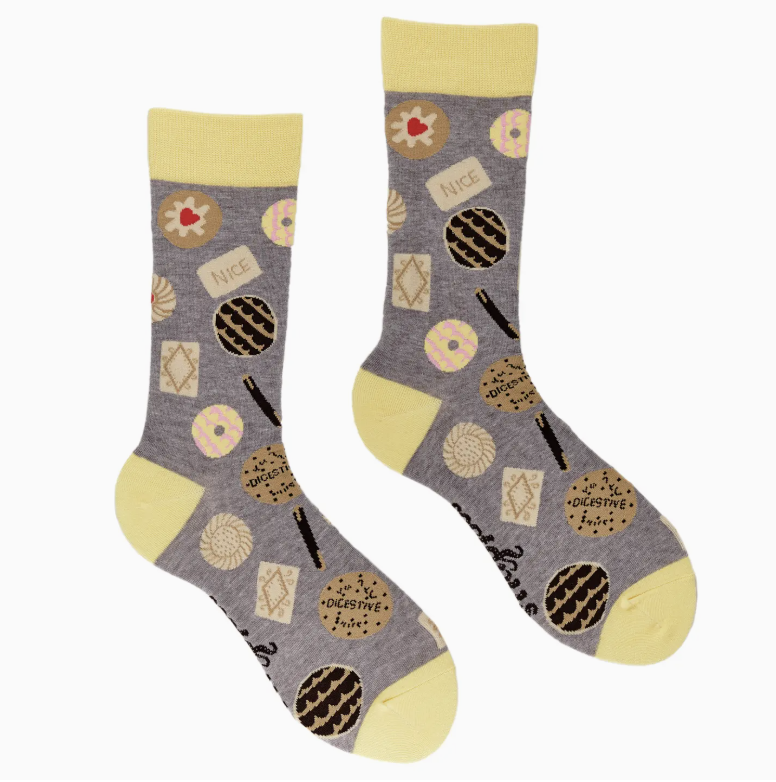 Biscuit Socks-Grey/ S