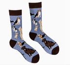 Dog Lover 2 Socks-Blue/ S
