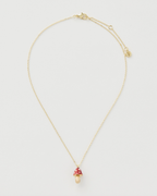 Fable Enamel Mushroom Necklace