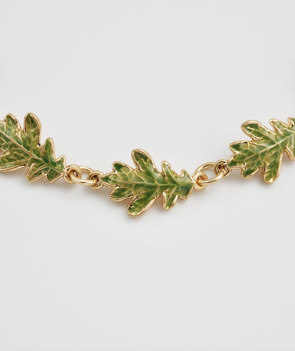 Fable Oak Leaf Bracelet - Gold