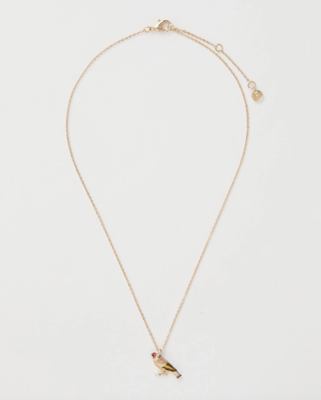 Fable Enamel Goldfinch Short Necklace