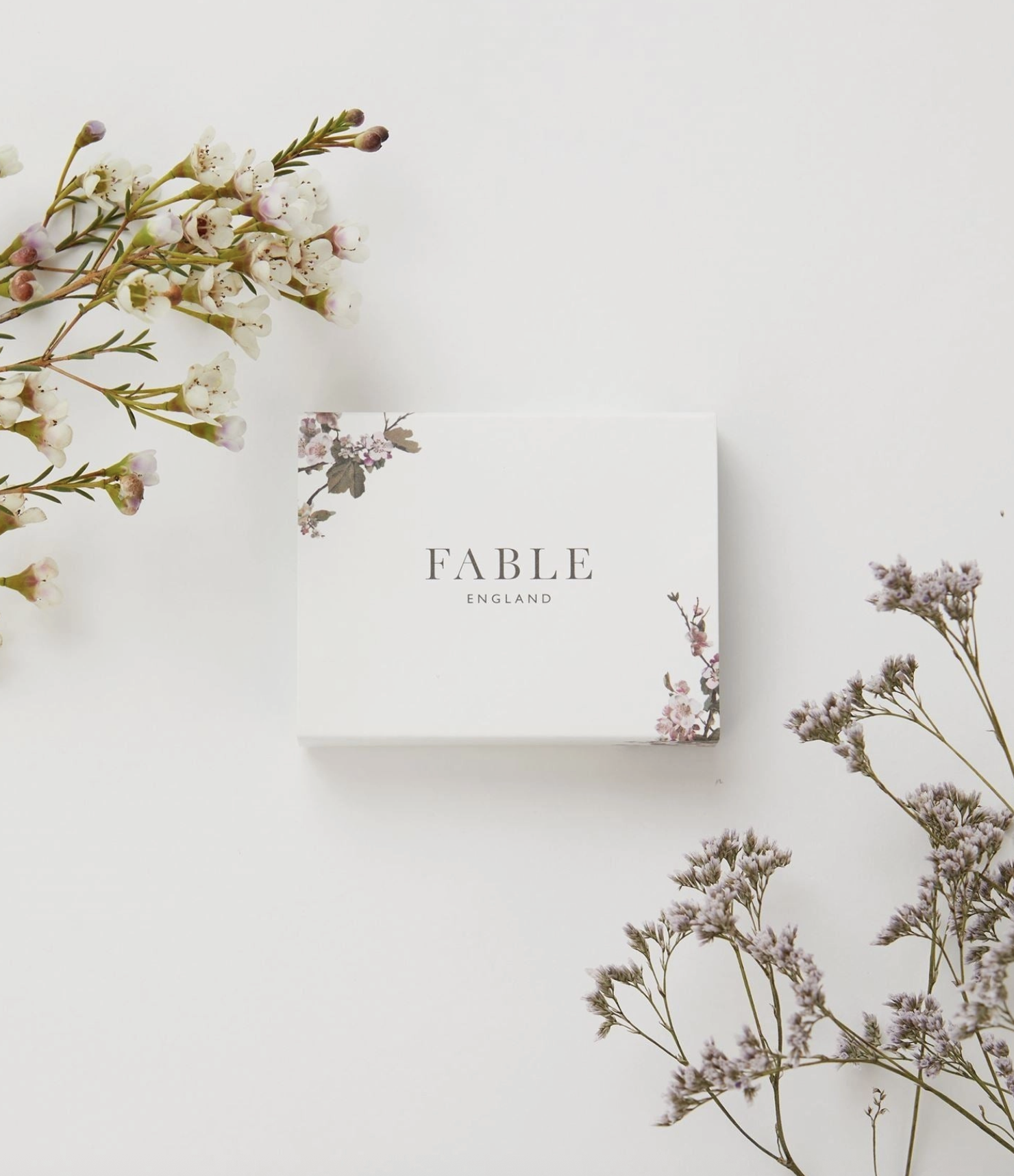 Fable Blue Butterfly Silver Necklace