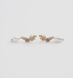 Fable Hibiscus & Pearl Earrings