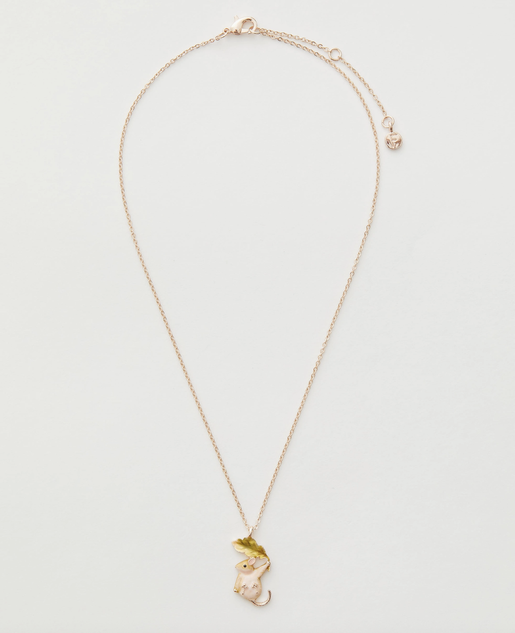 Fable Enamel Dormouse Short Necklace