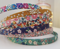 Liberty of London Fabric Handmade Skinny Headband