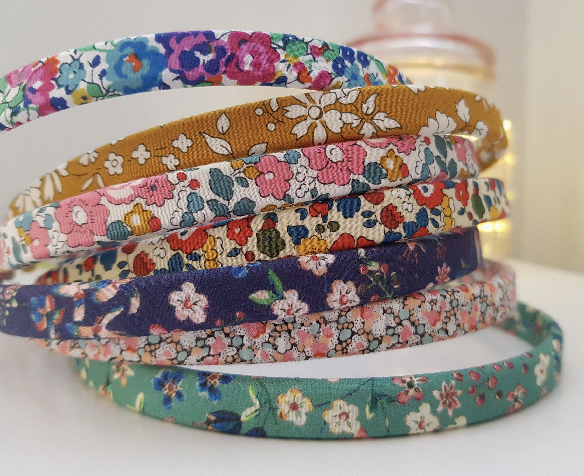 Liberty of London Fabric Handmade Skinny Headband