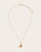 Fable Orange butterfly necklace