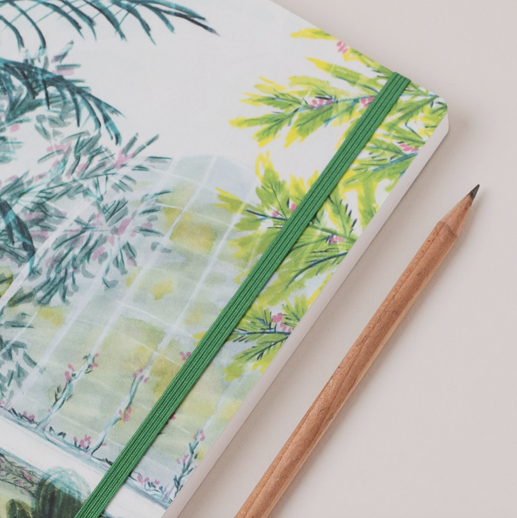 Botanical Gardens Palm House - A5 Notebook