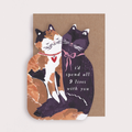 Nine Lives Cats Cards | Love Cards |