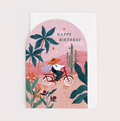 Sunset Bike Birthday Card | Female Birthday Card | Bohemian