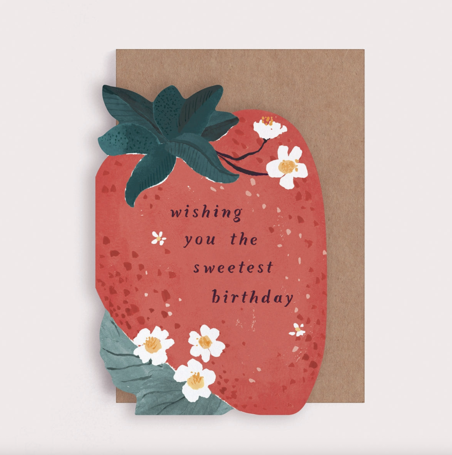 Sweet Strawberry Birthday Card | Kids Birthday Card